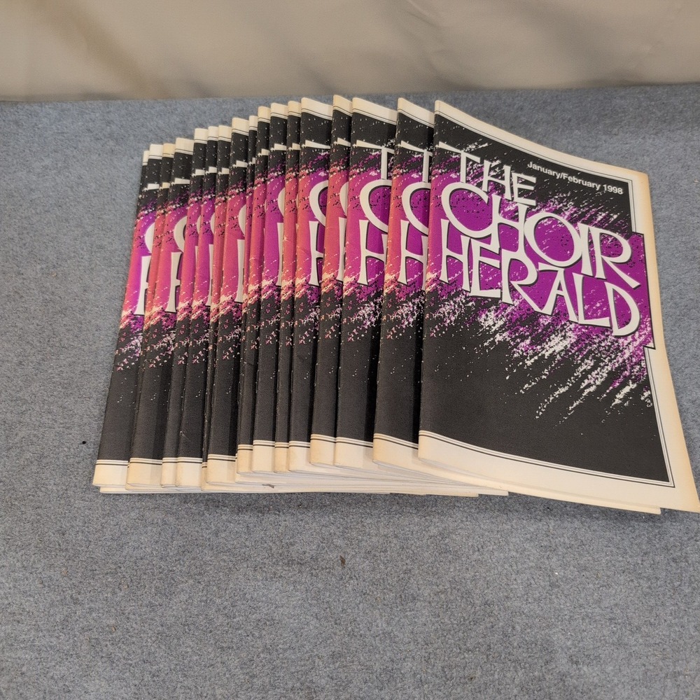 Lot of 19 The Choir Herald January February 1998 Choral Sheet Music Lorenz - Picture 1 of 2